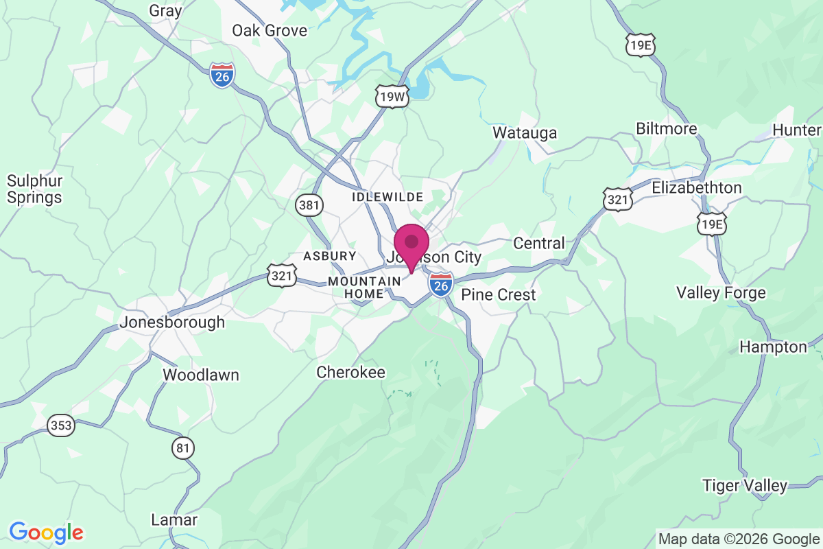 Carte de Johnson City