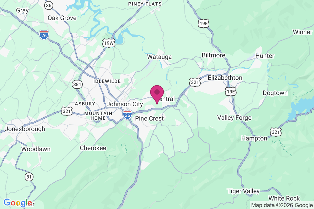 Carte de Sinking Creek