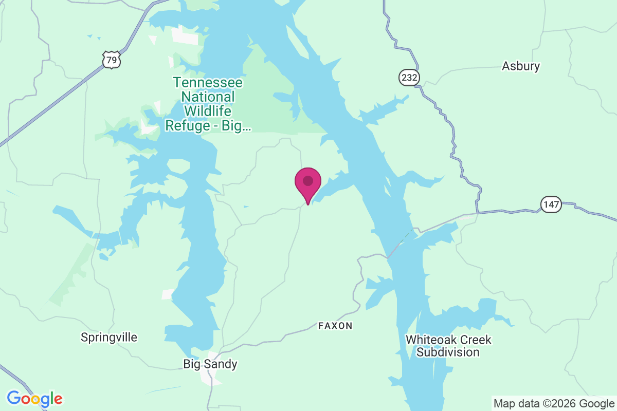 Carte de Lick Creek
