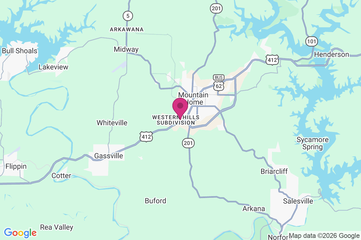 Carte de Western Hills Subdivision