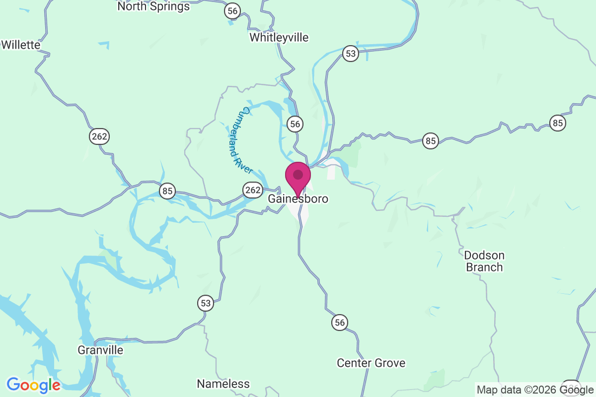 Carte de Gainesboro