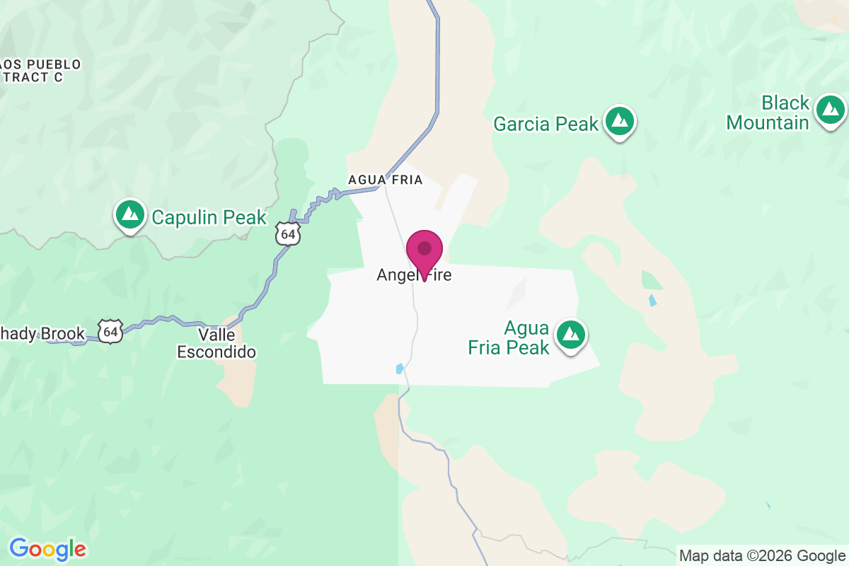 Carte de Angel Fire