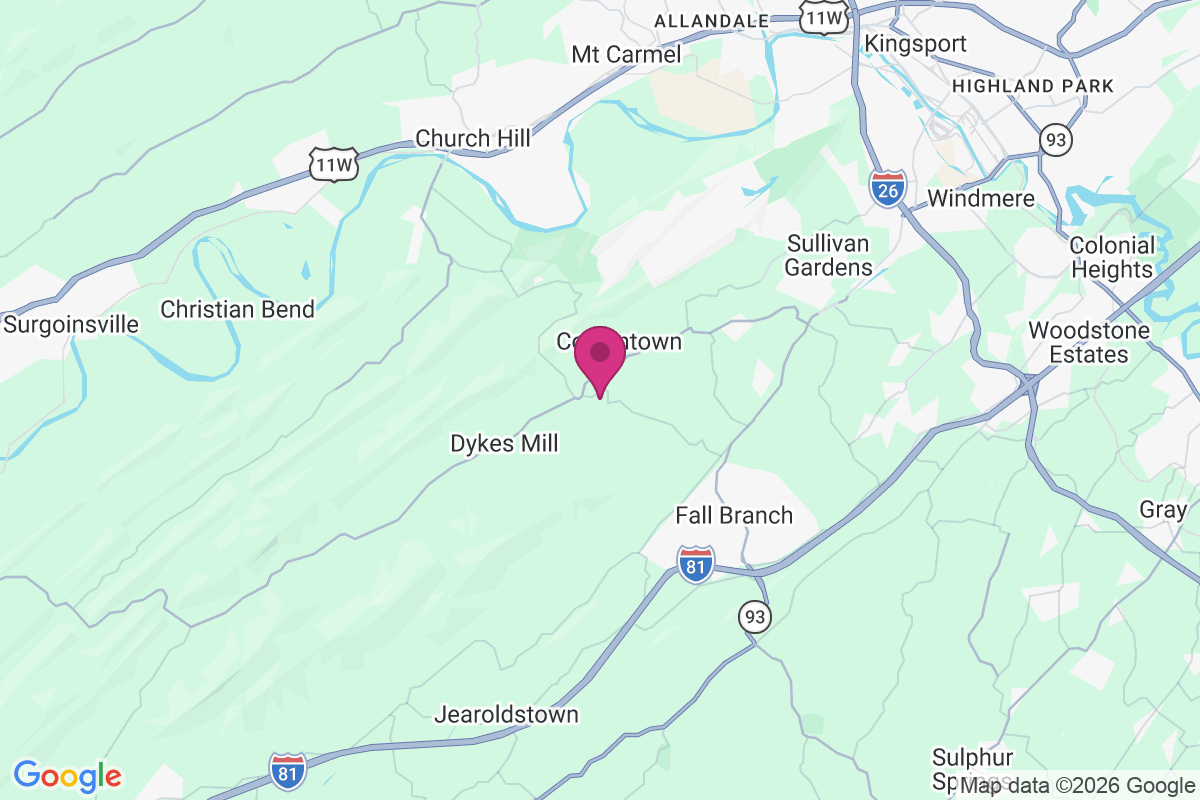 Carte de Blair Gap