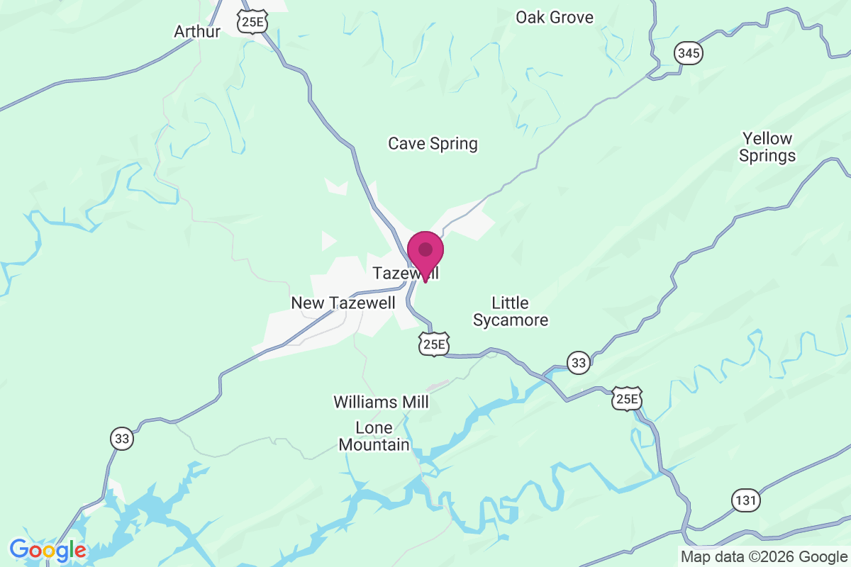 Carte de Tazewell