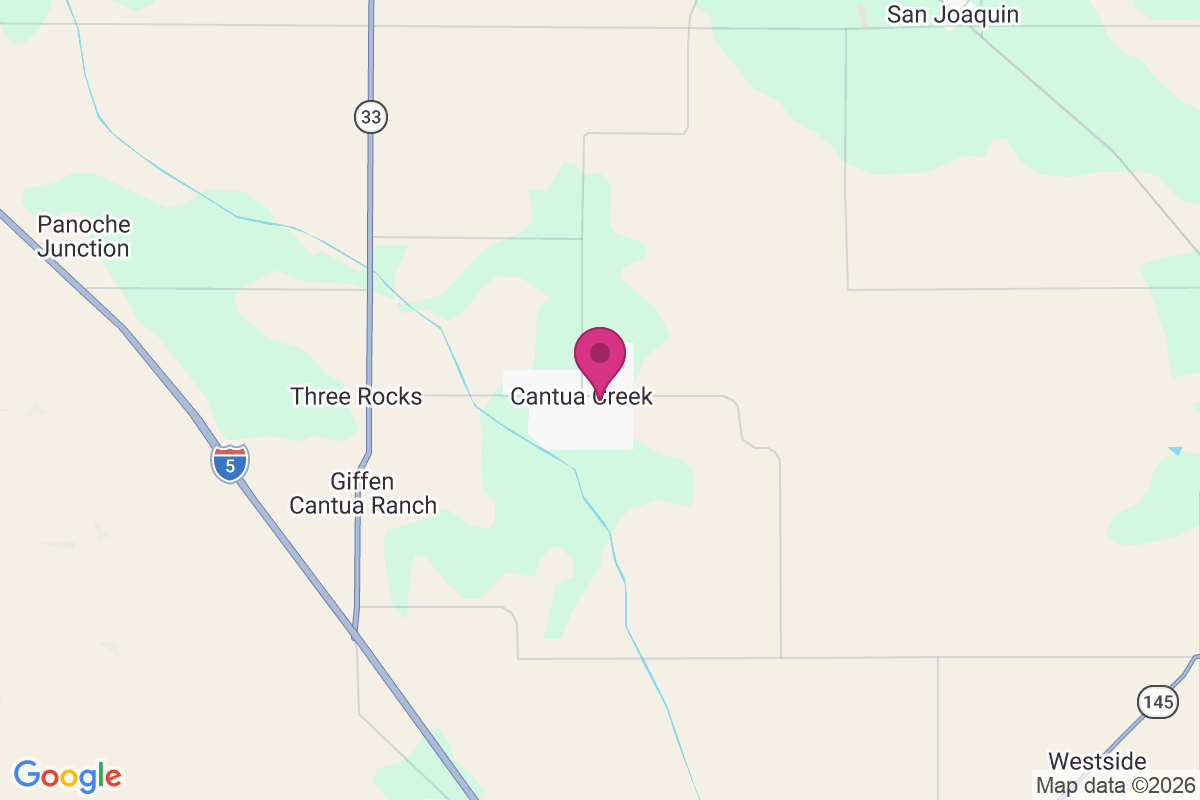 Carte de Cantua Creek