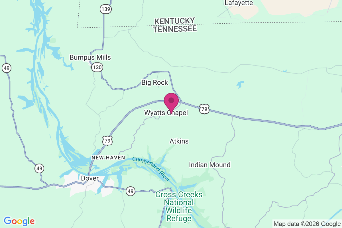 Carte de Wyatts Chapel