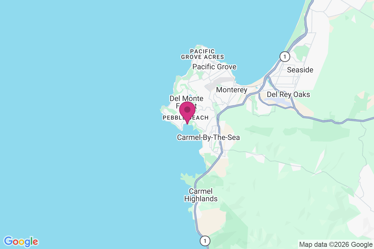 Carte de Pebble Beach