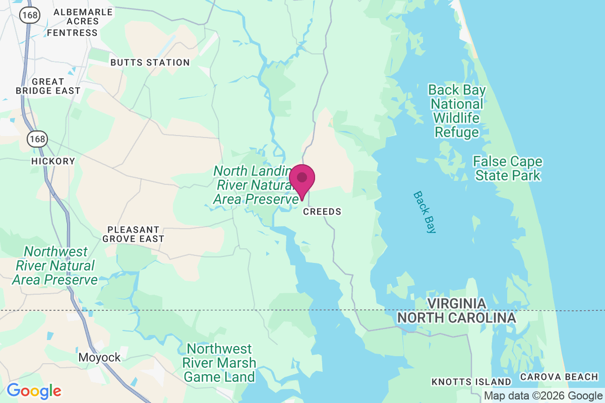 Carte de Pungo Ferry