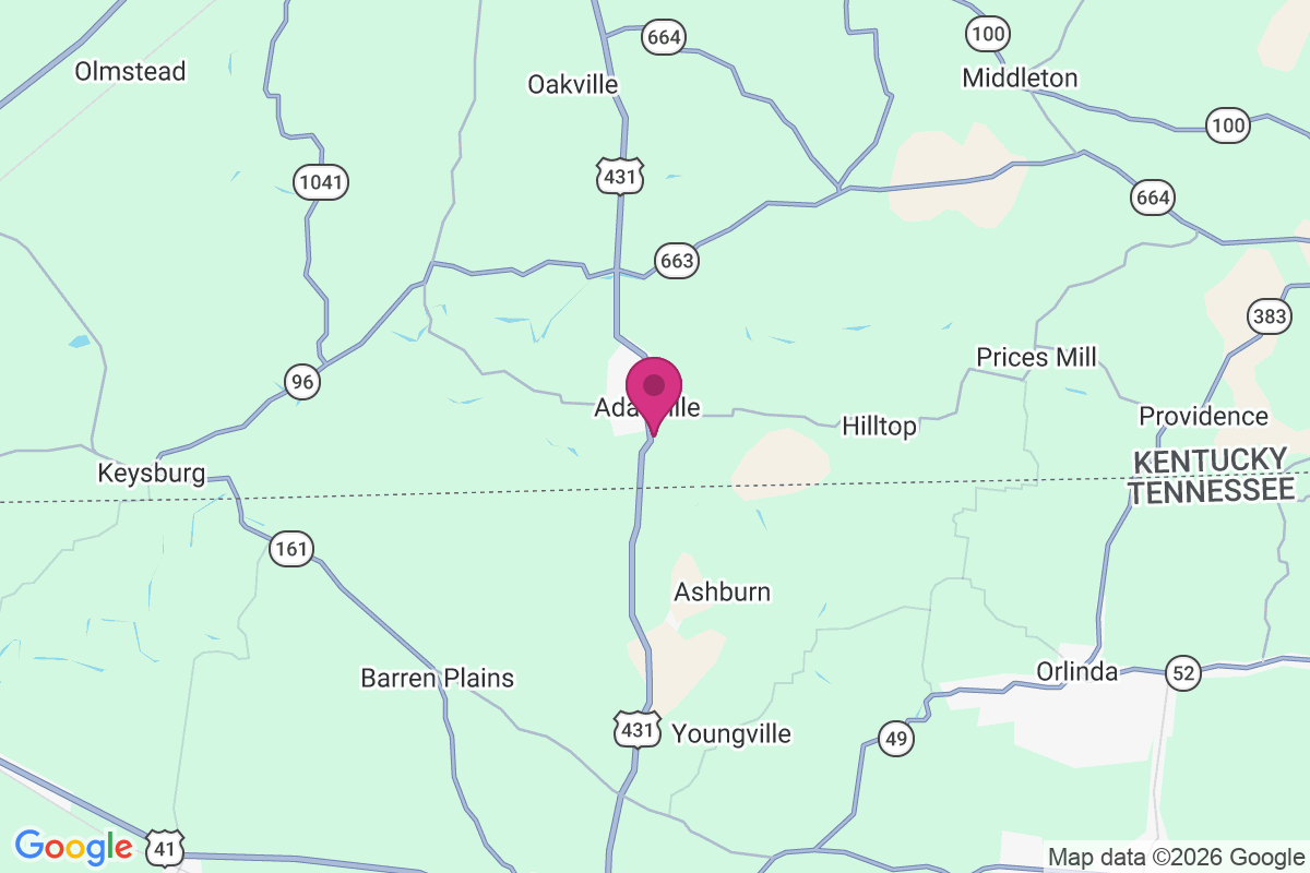 Carte de Adairville