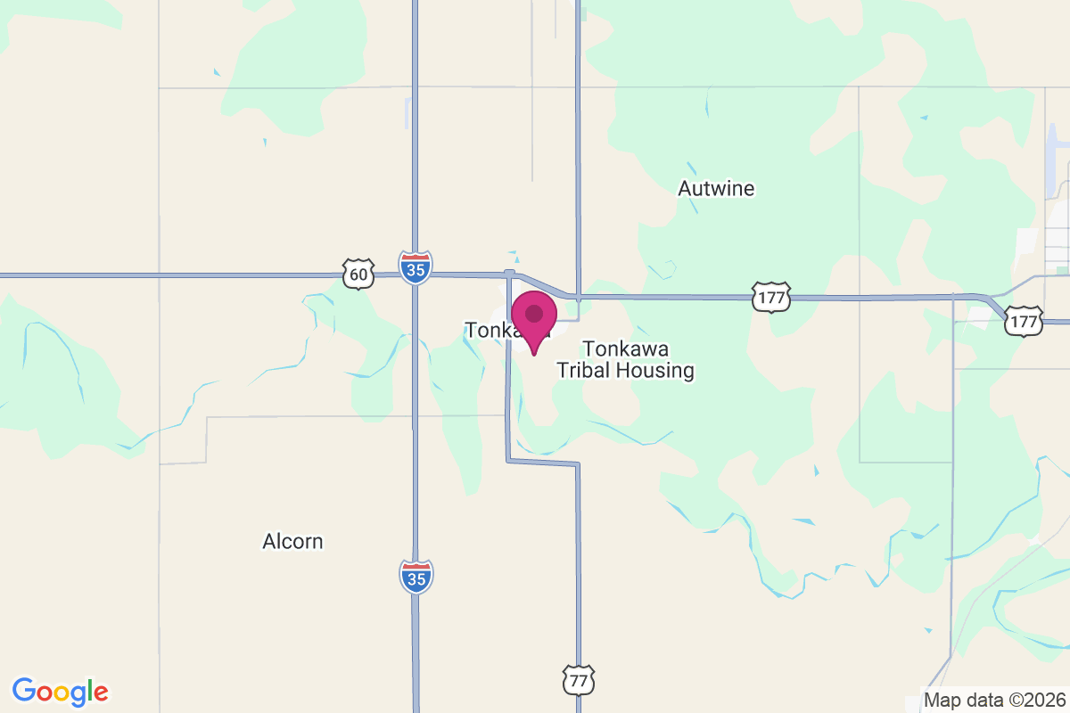 Carte de Tonkawa
