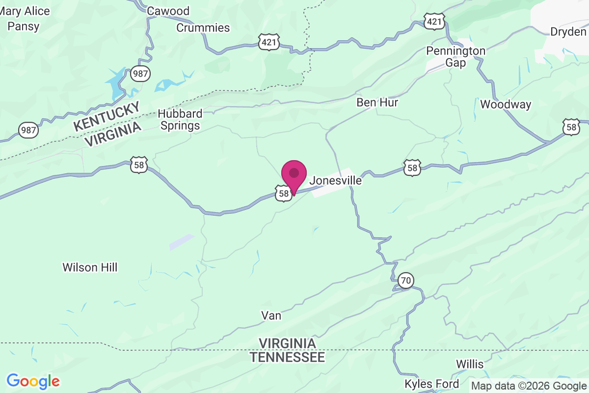 Carte de Jonesville Camp Ground