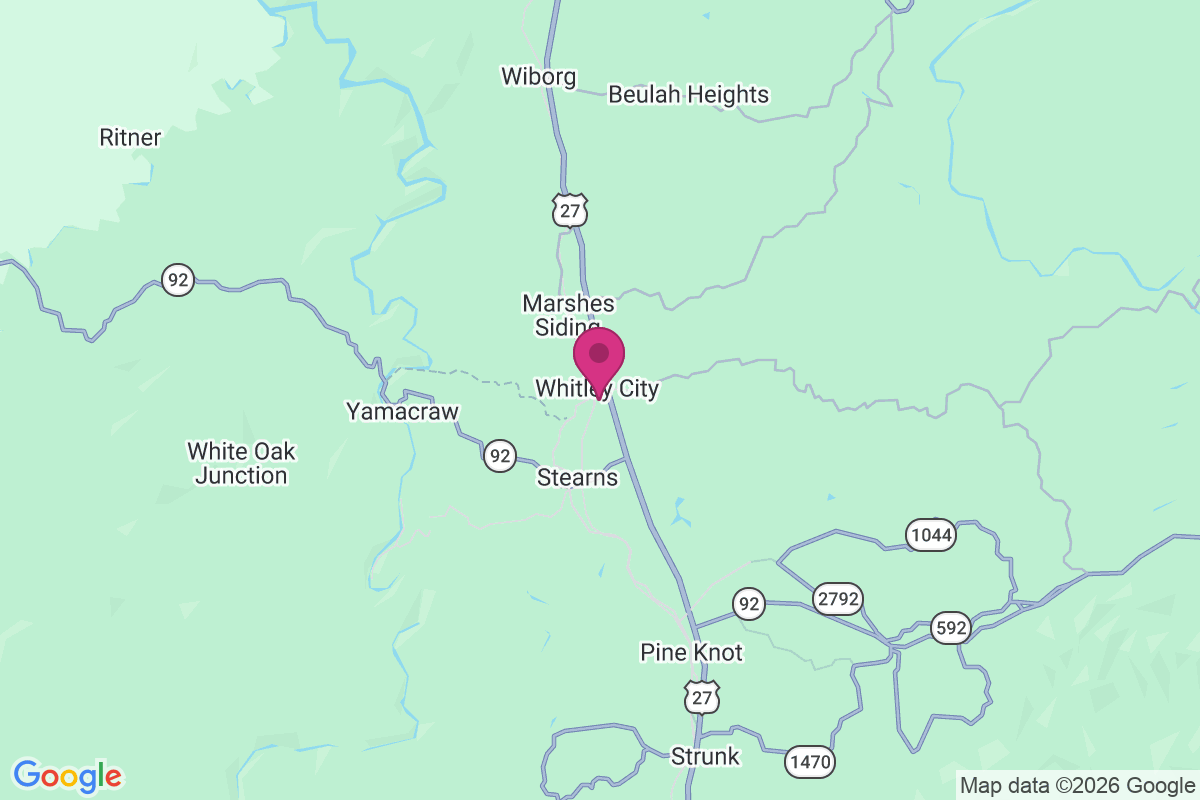 Carte de Whitley City