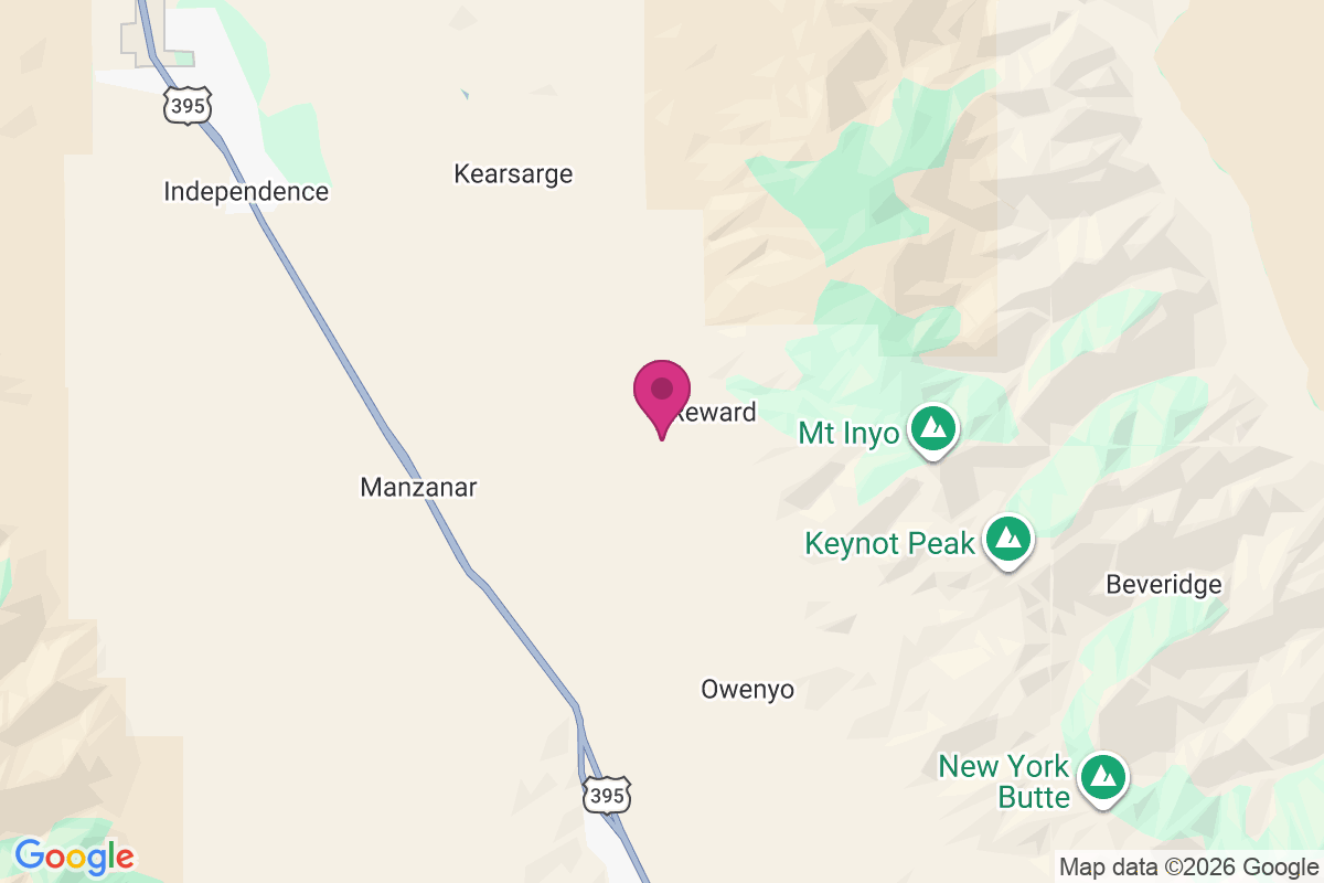 Carte de Manzanar
