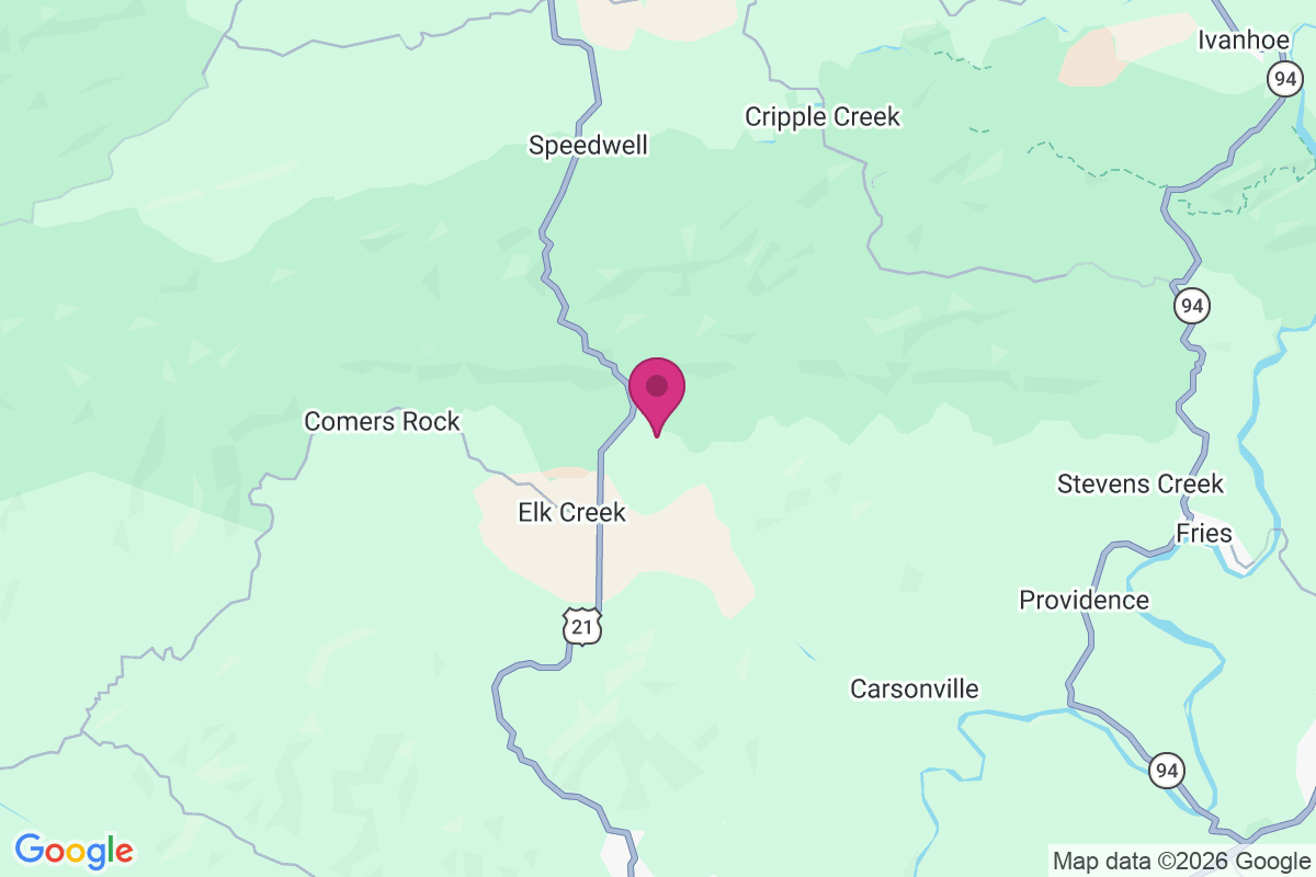 Carte de Turkey Fork