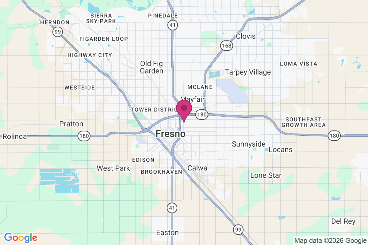 Carte de Fresno