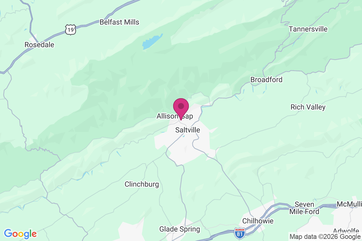 Carte de Allison Gap