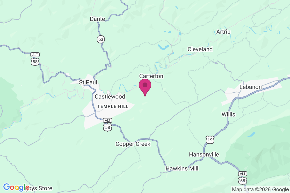 Carte de Dickenson Corner