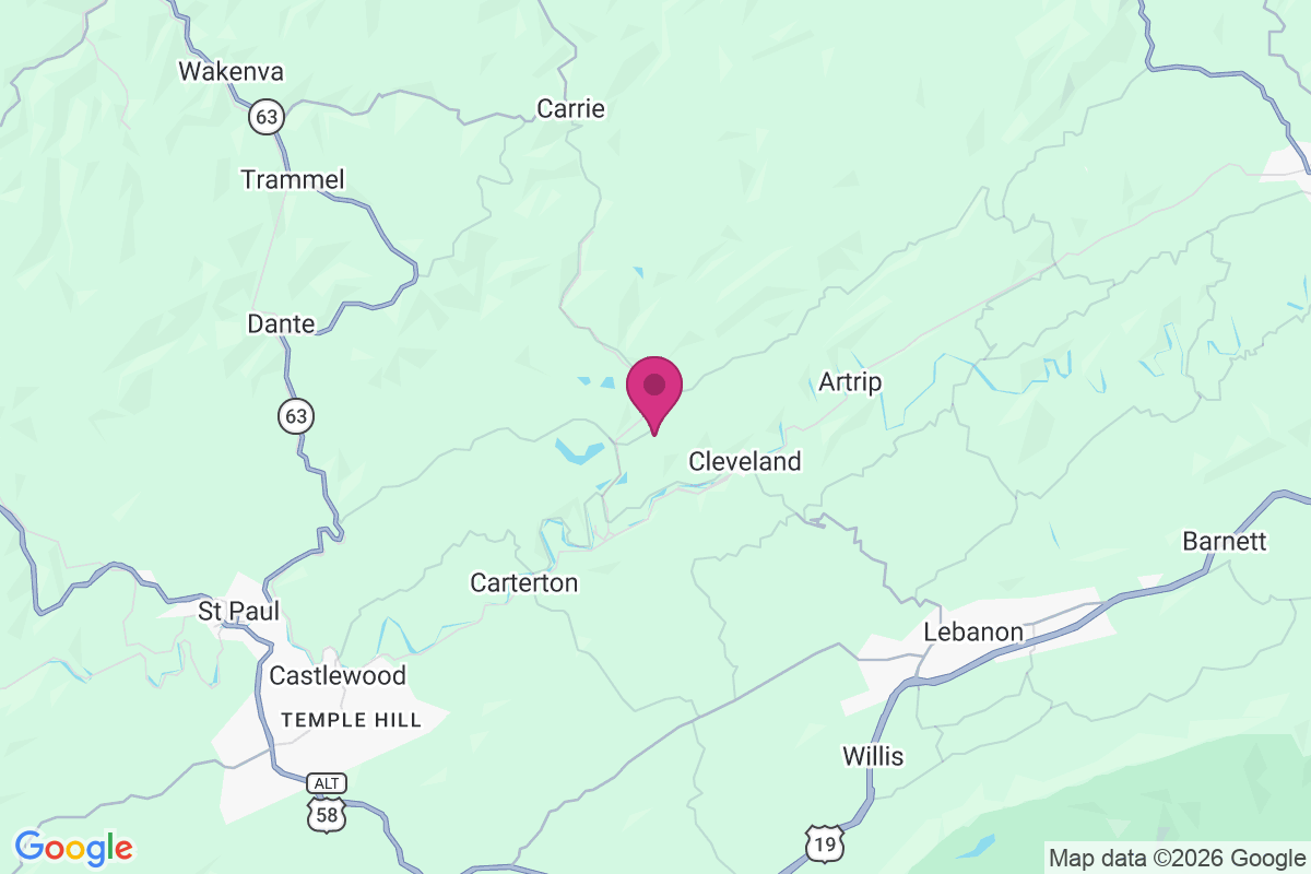 Carte de Clinchfield