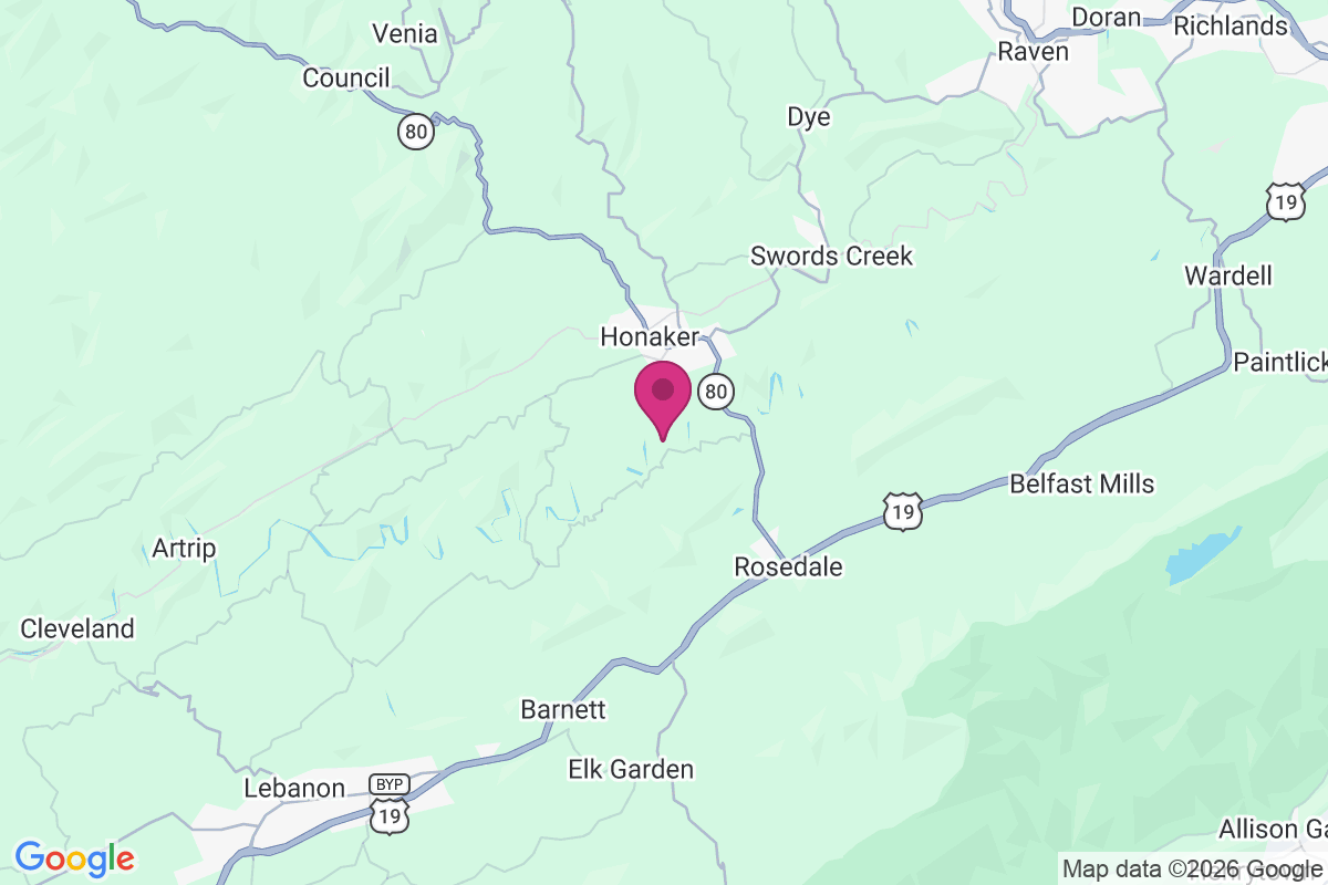 Carte de Hubbard Junction