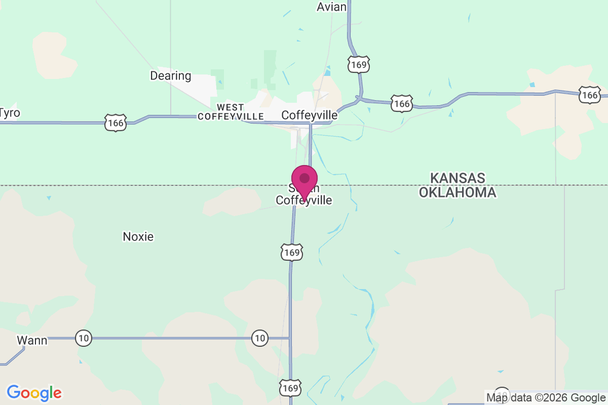 Carte de South Coffeyville