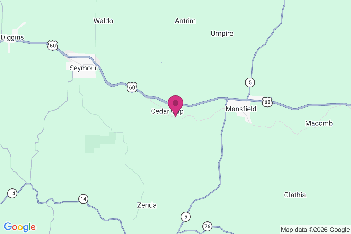 Carte de Cedar Gap