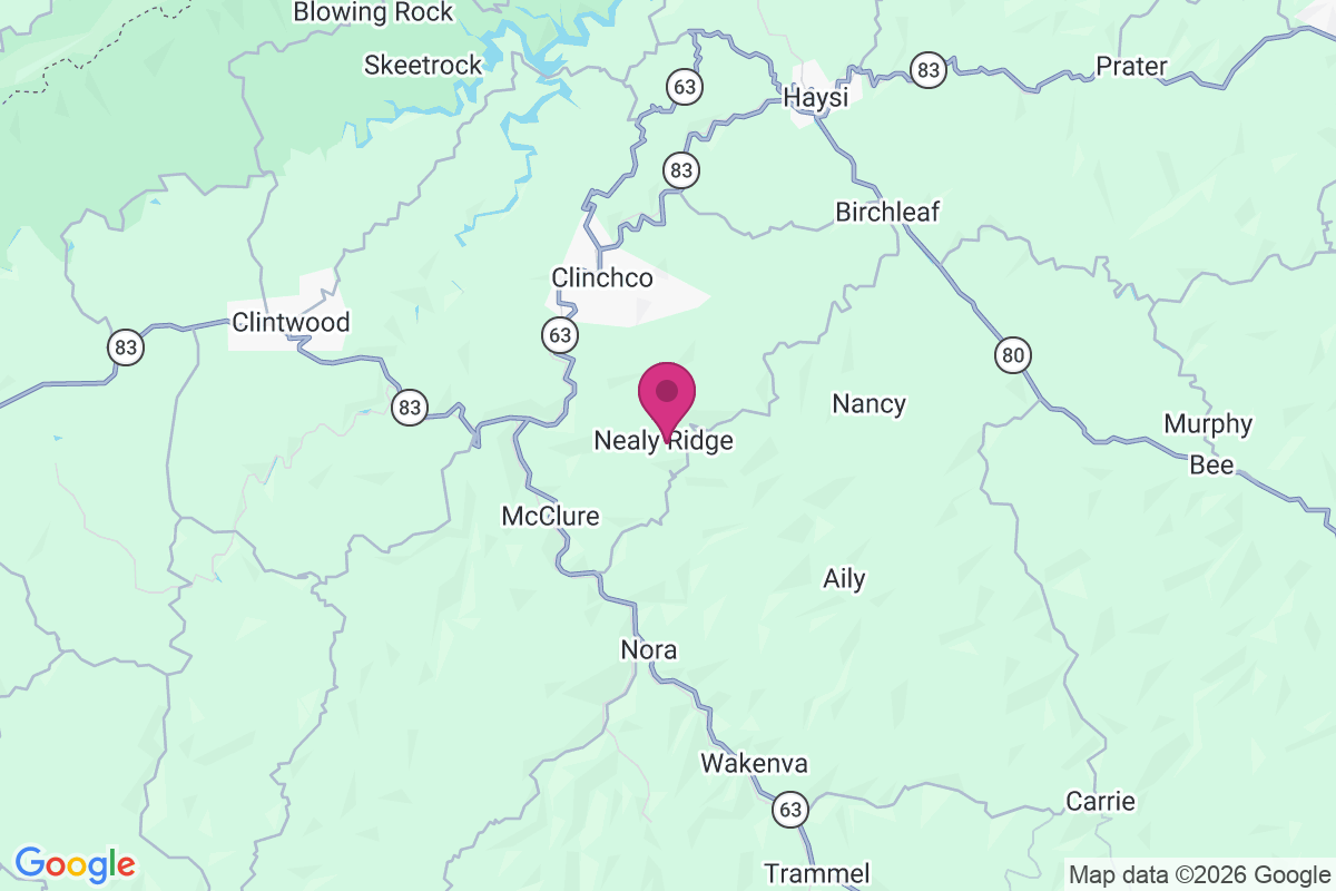 Carte de Nealy Ridge