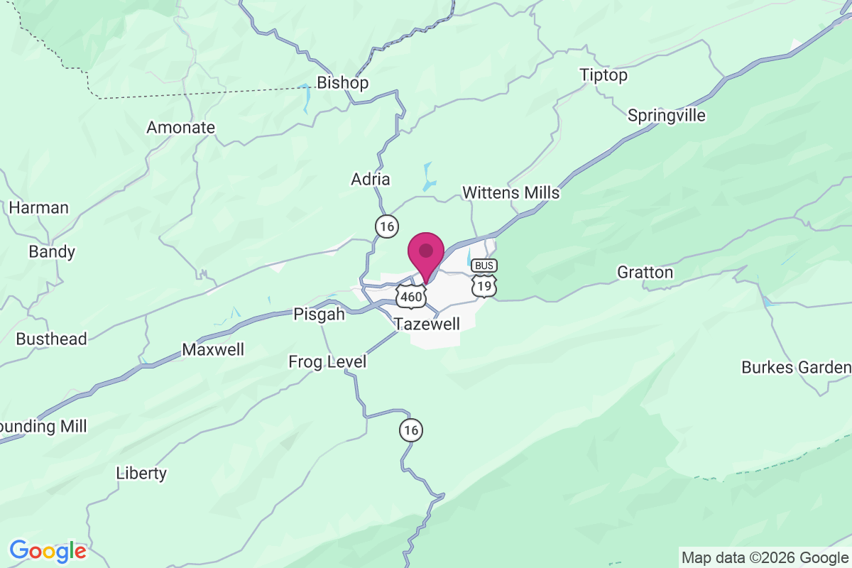 Carte de North Tazewell