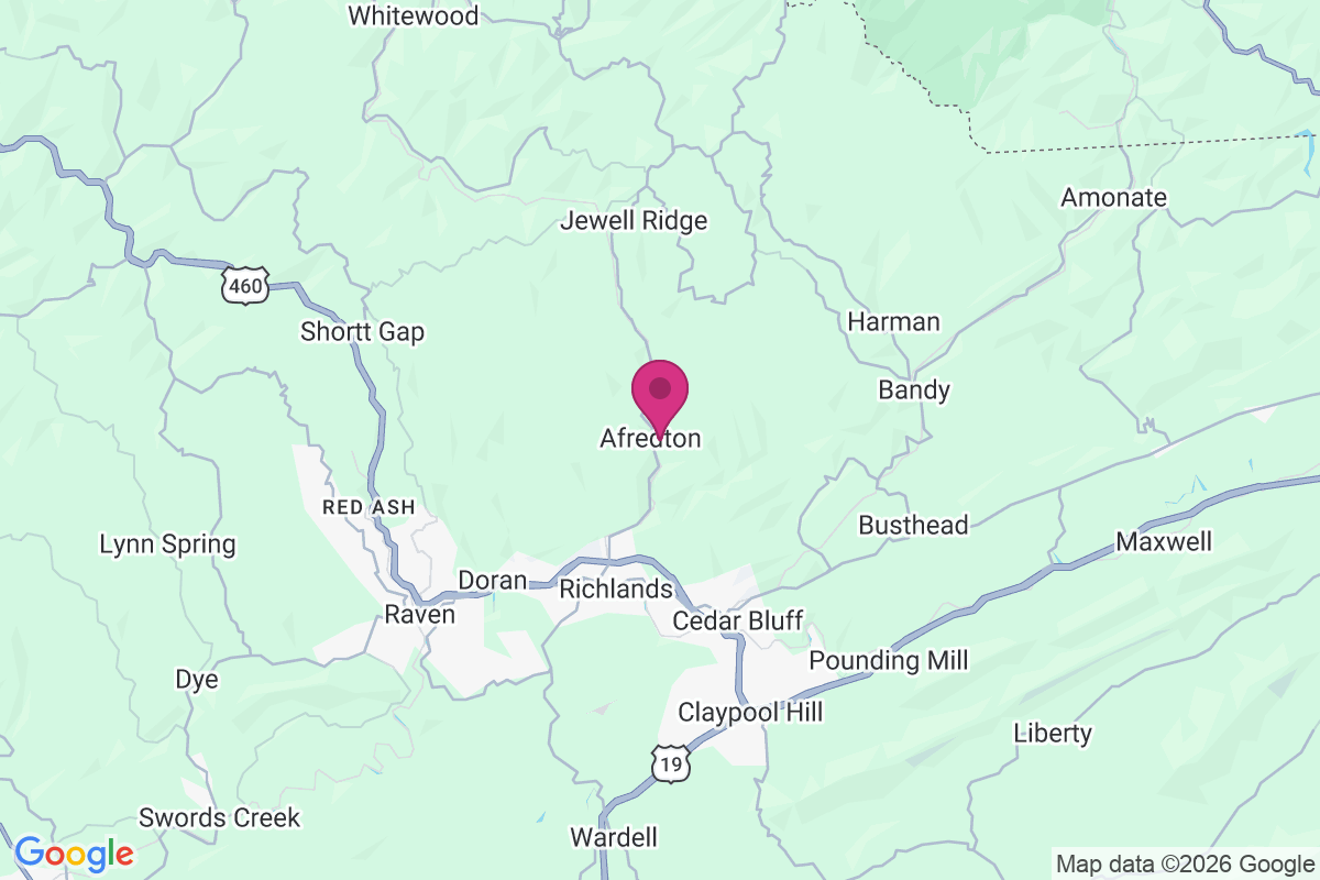 Carte de Afredton