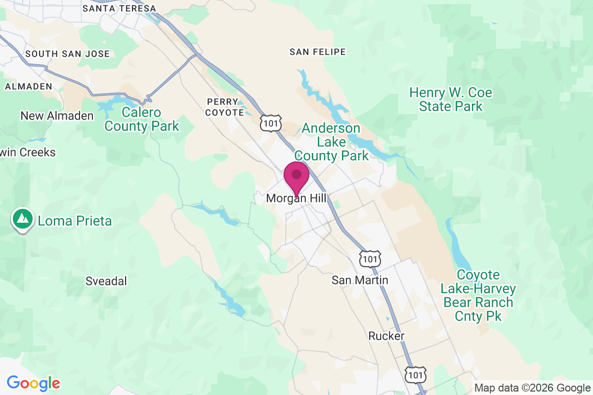 Carte de Morgan Hill