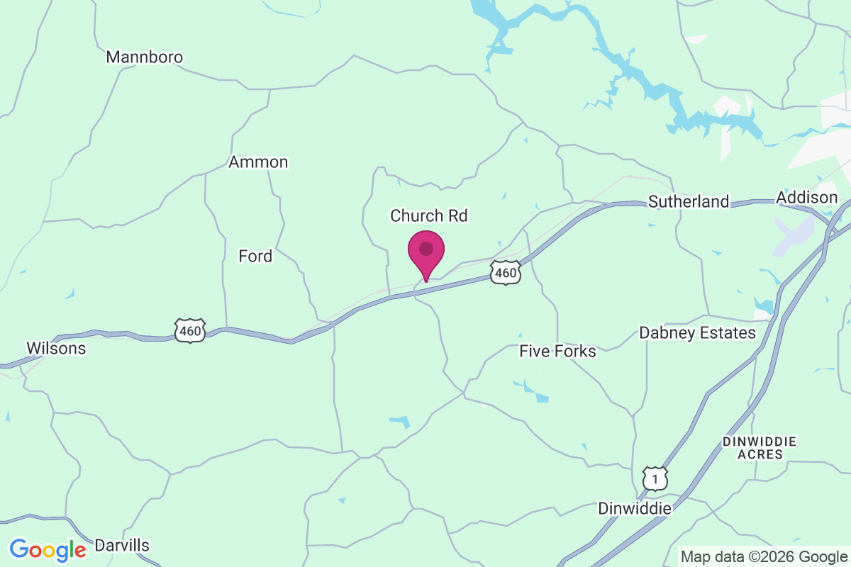 Carte de Church Road