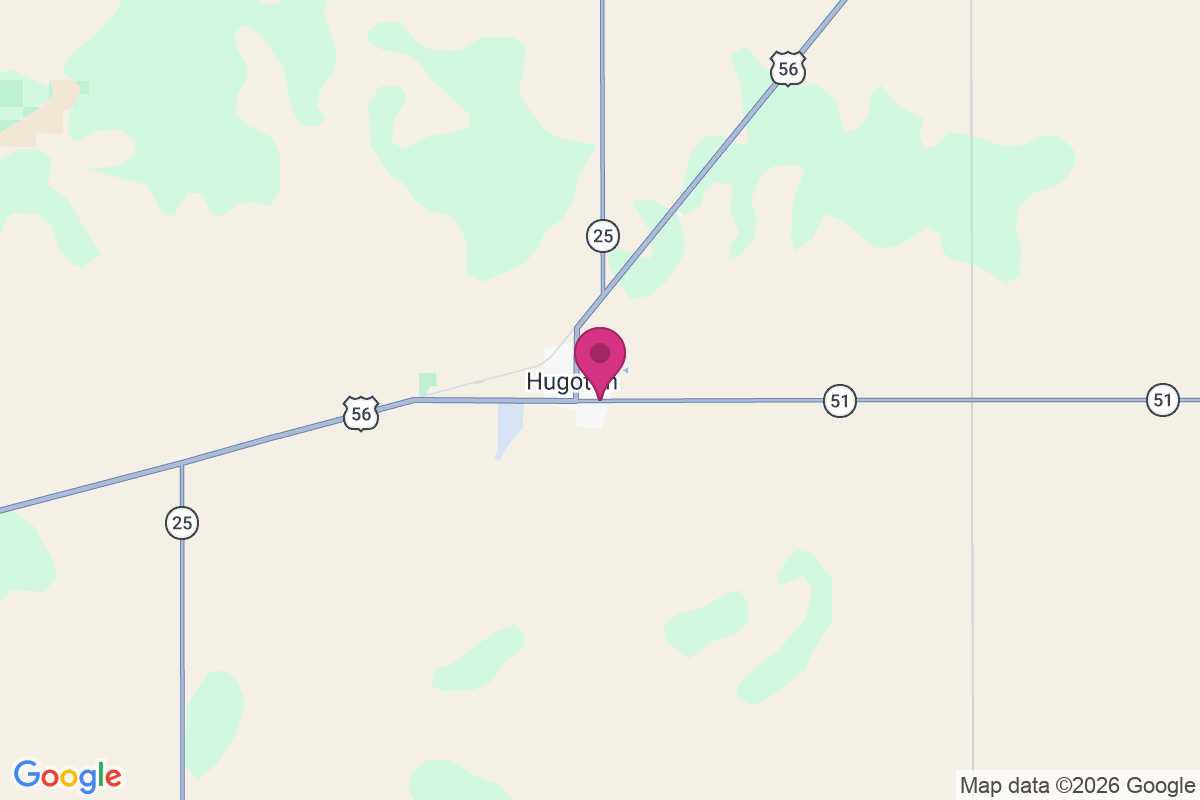 Carte de Hugoton