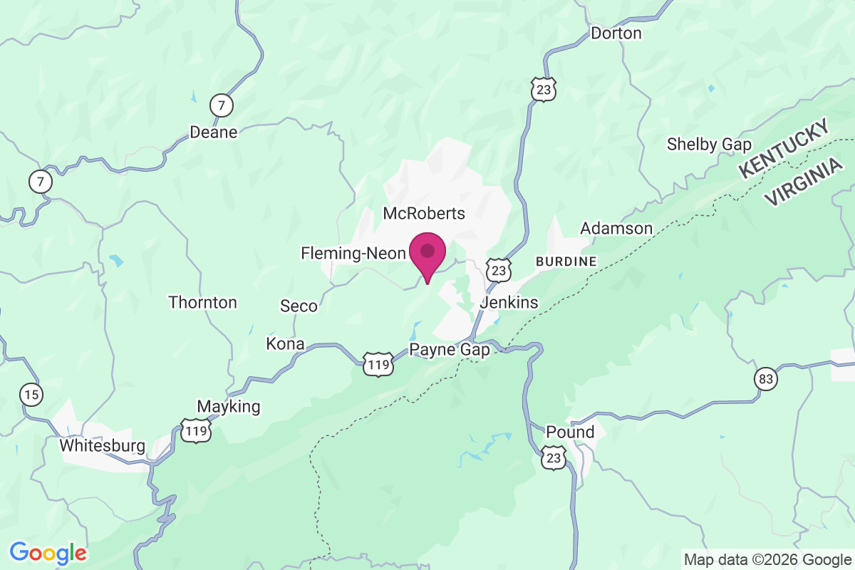 Carte de Potters Fork