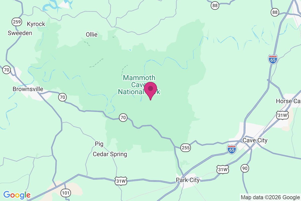 Carte de Mammoth Cave