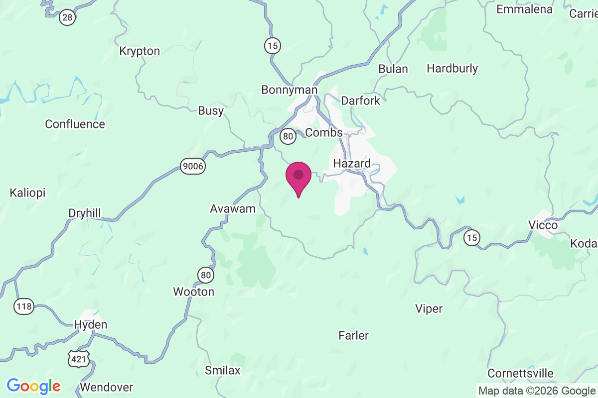 Carte de Browns Fork