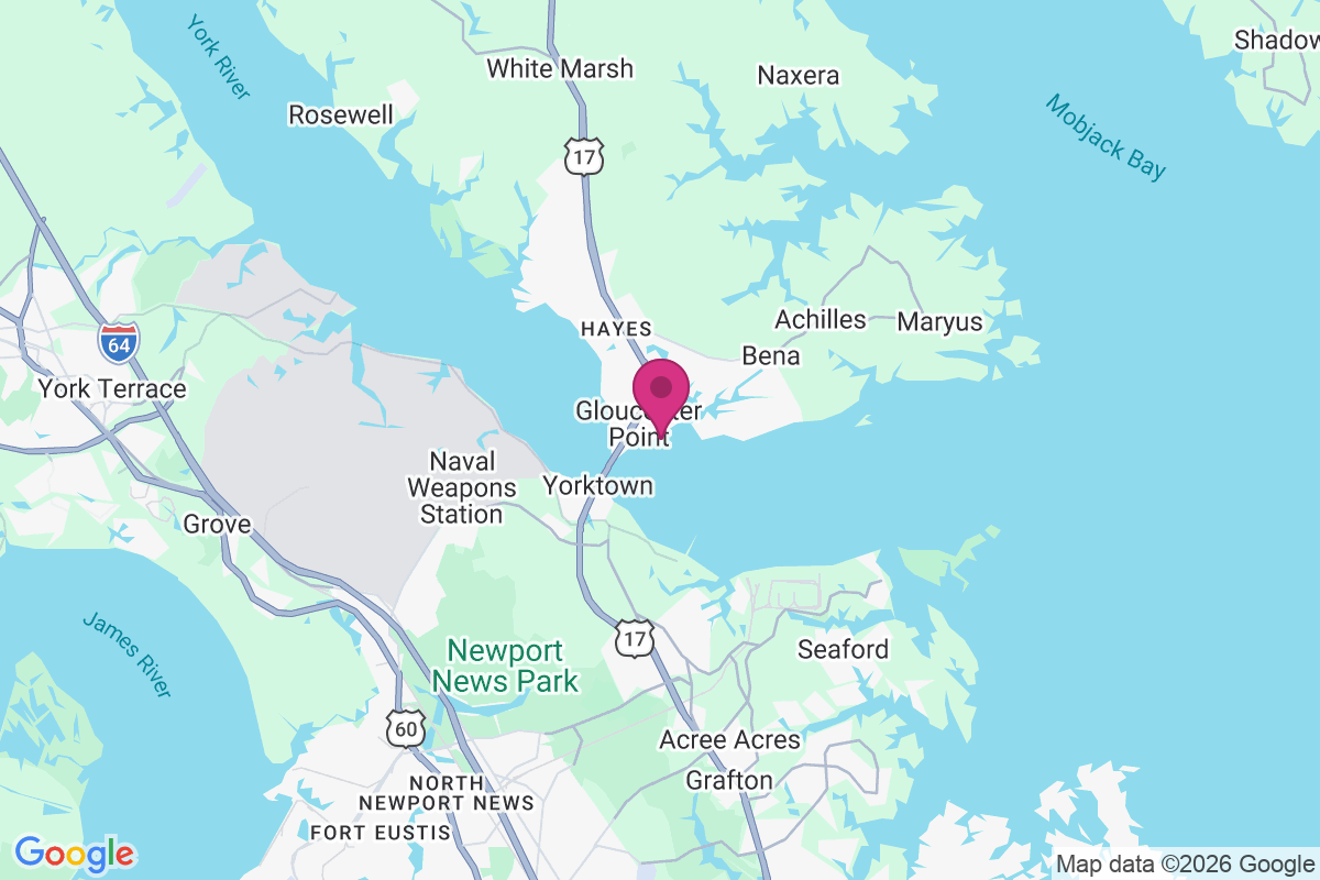 Carte de Gloucester Point