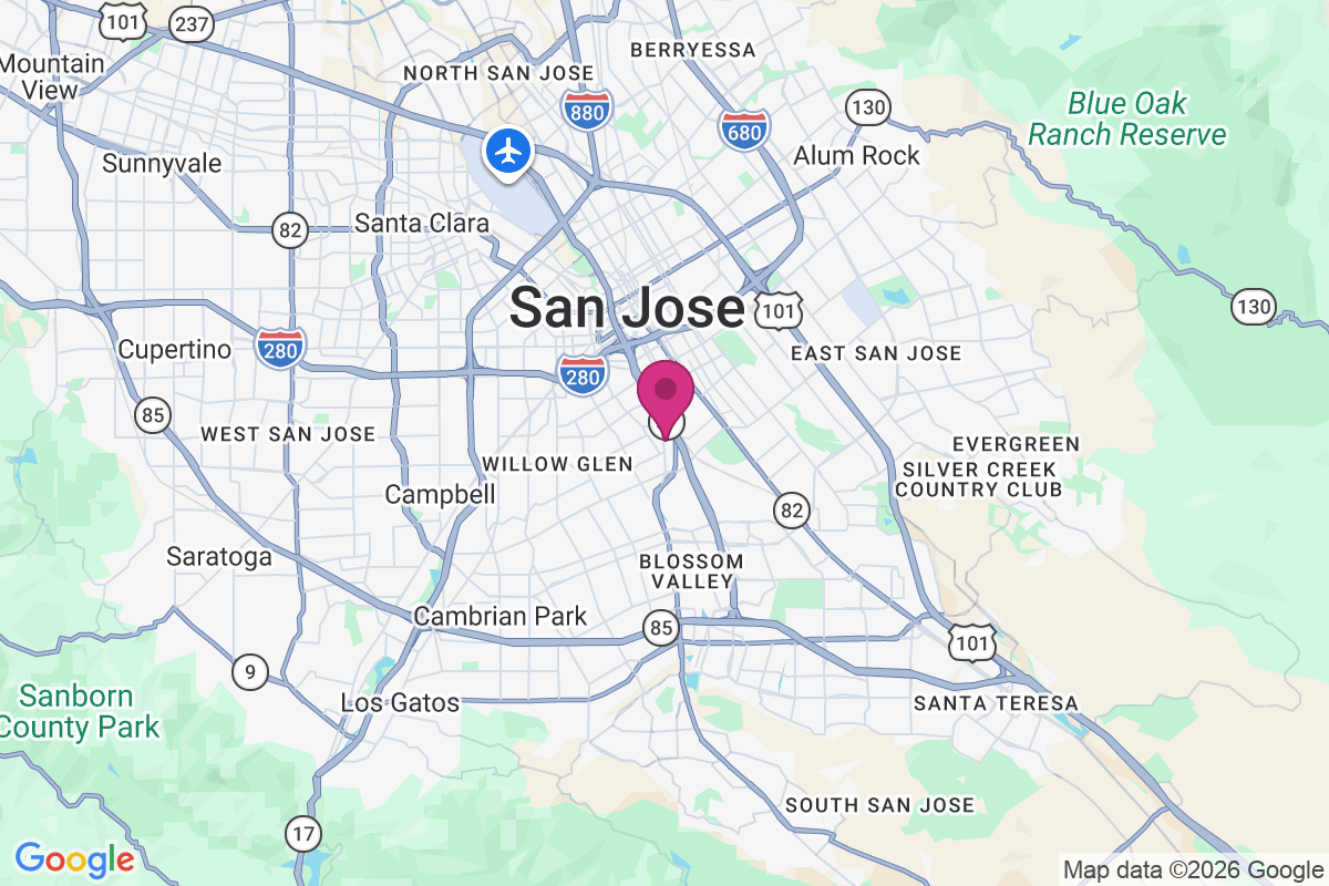 Carte de Willow Glen