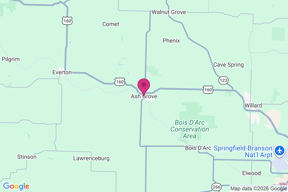 Carte de Ash Grove