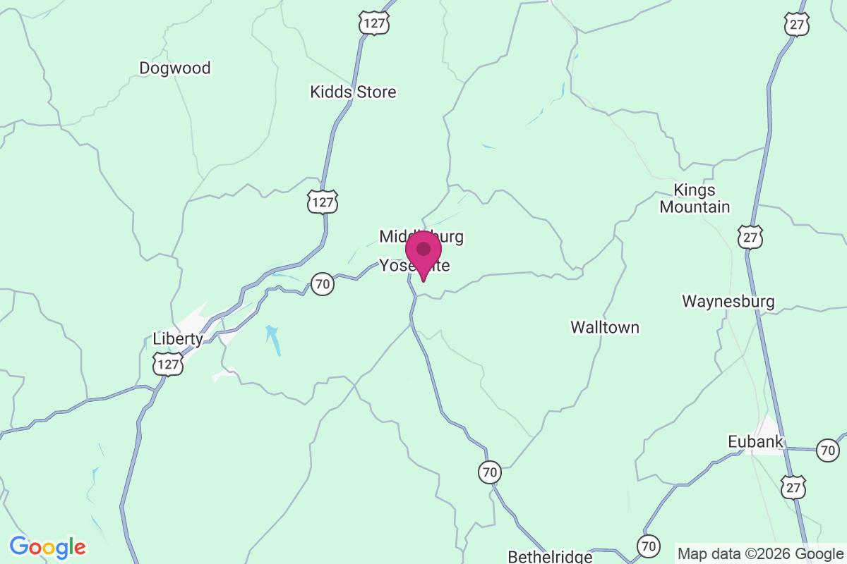 Carte de Yosemite