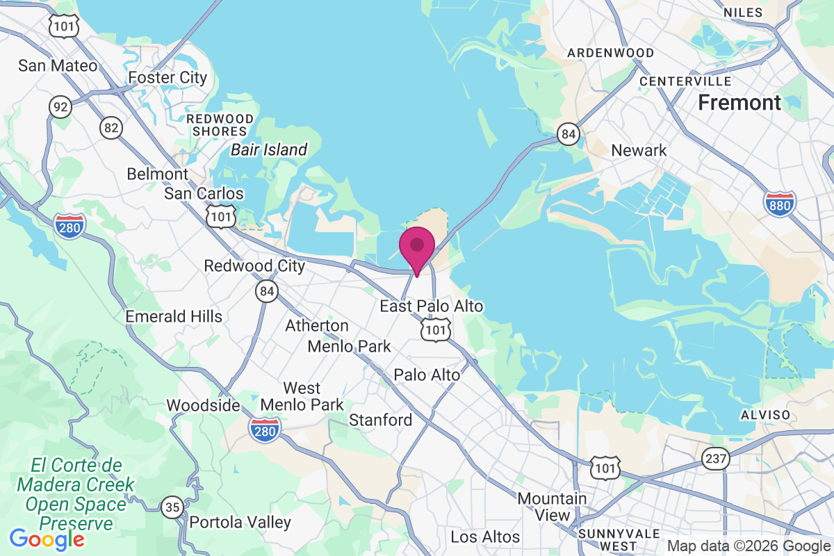 Carte de Menlo Park