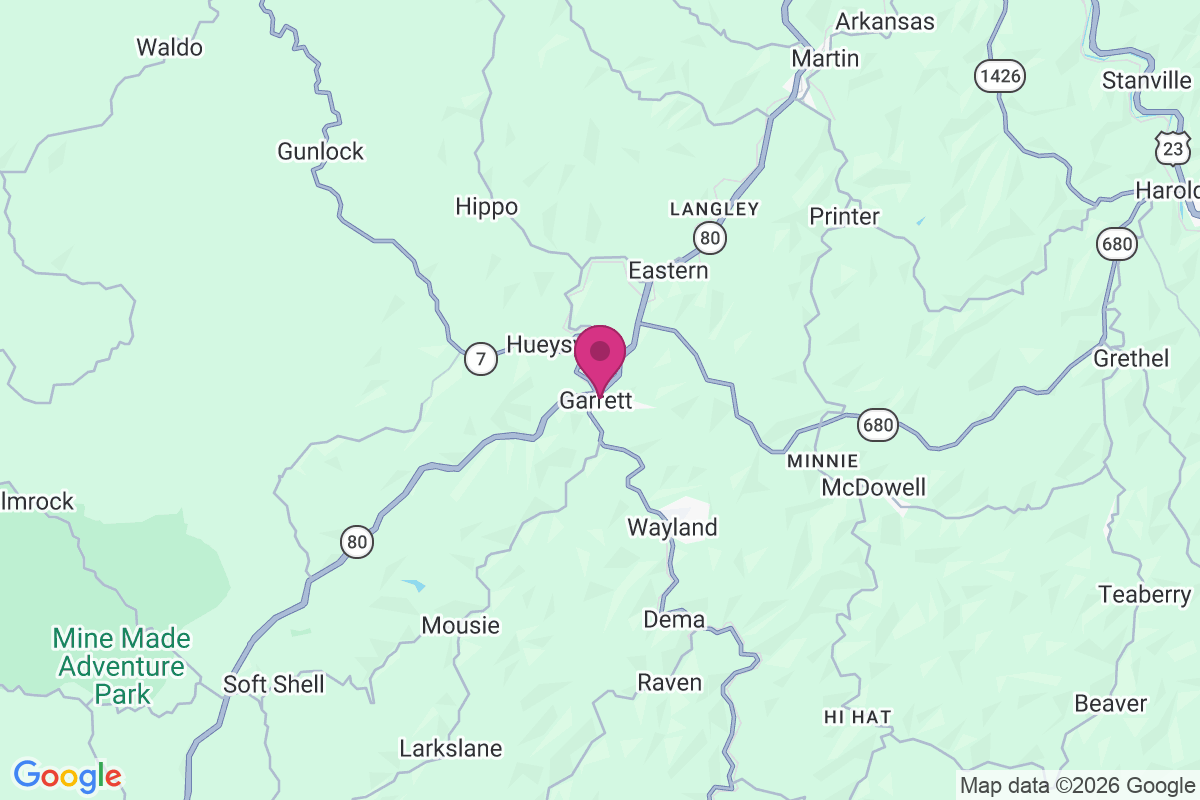 Carte de West Garrett