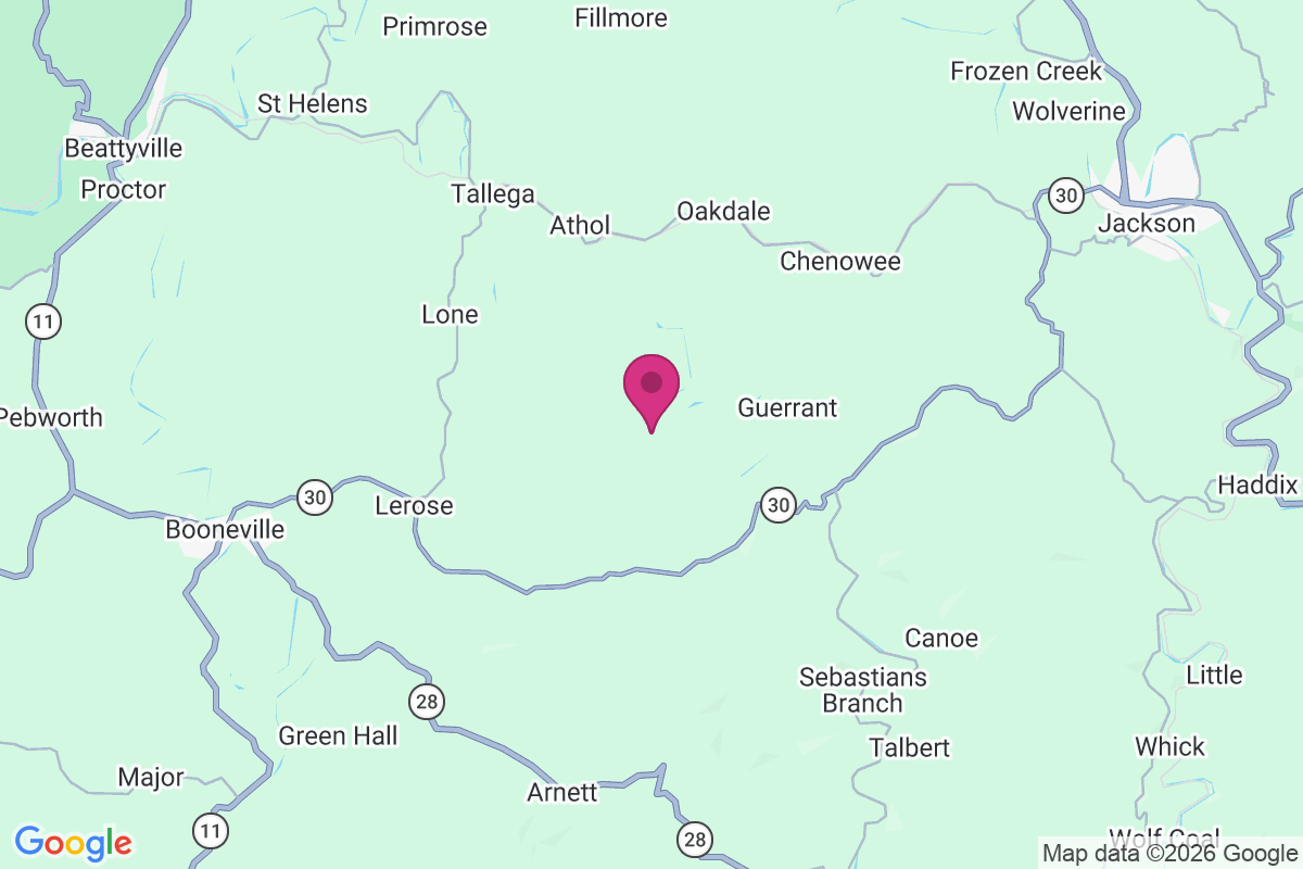 Carte de Jetts Creek