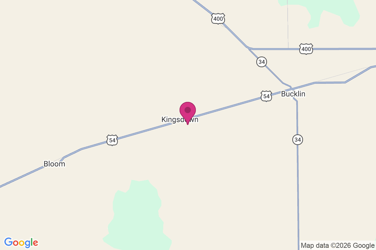 Carte de Kingsdown