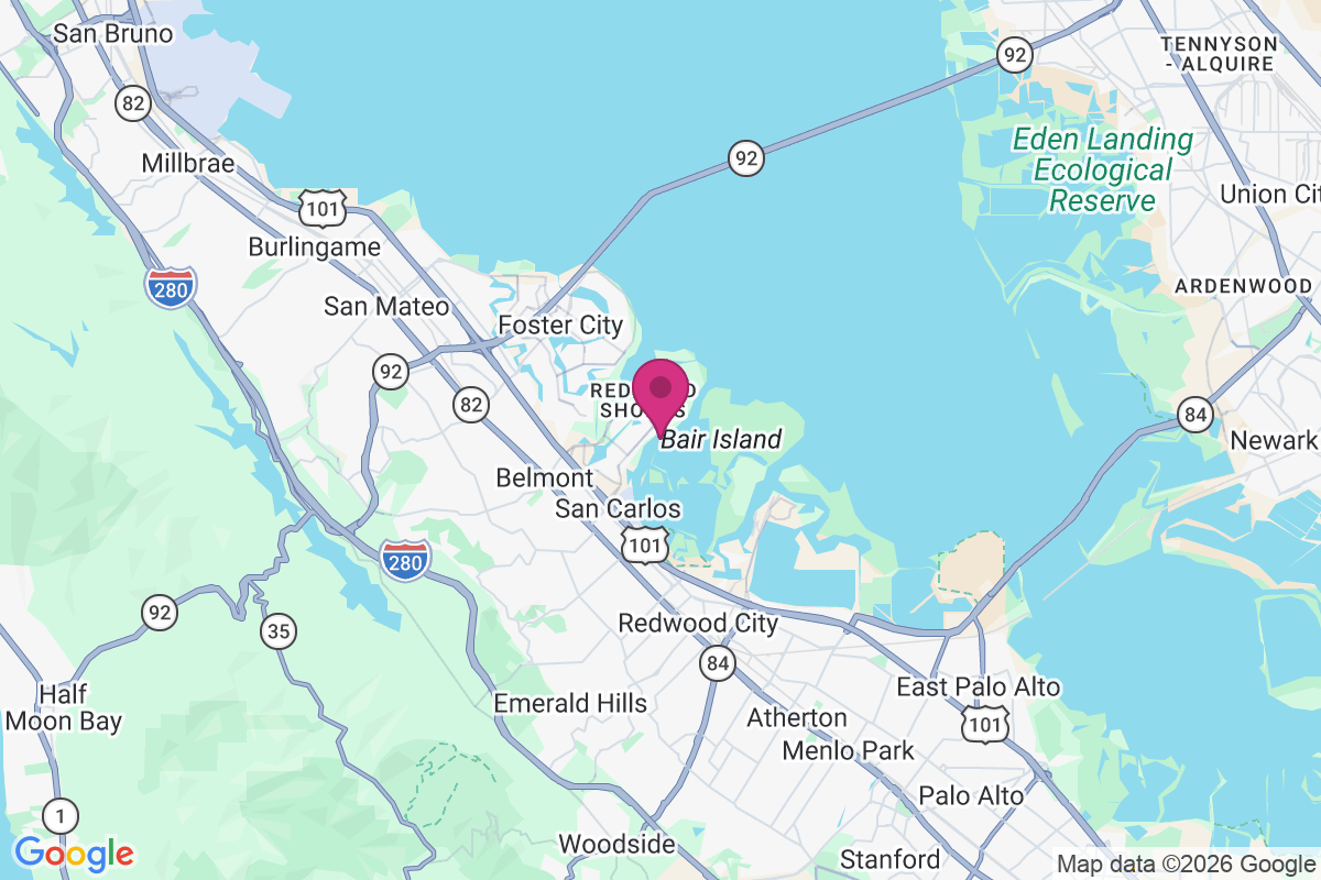 Carte de Redwood Shores