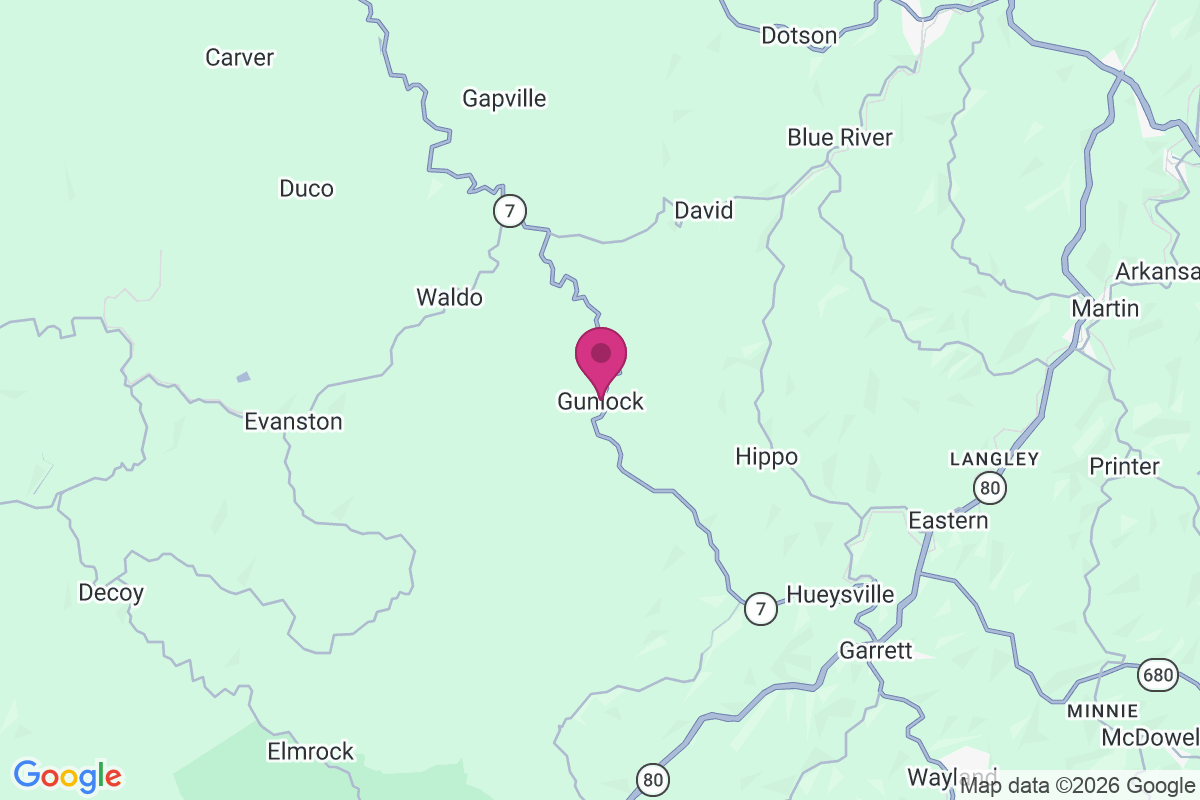 Carte de Gunlock