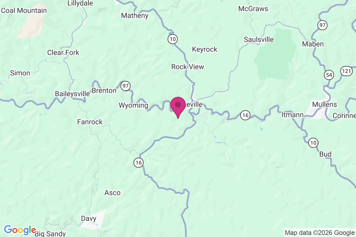 Carte de Mullensville