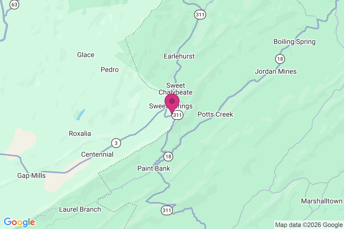 Carte de Sweet Springs