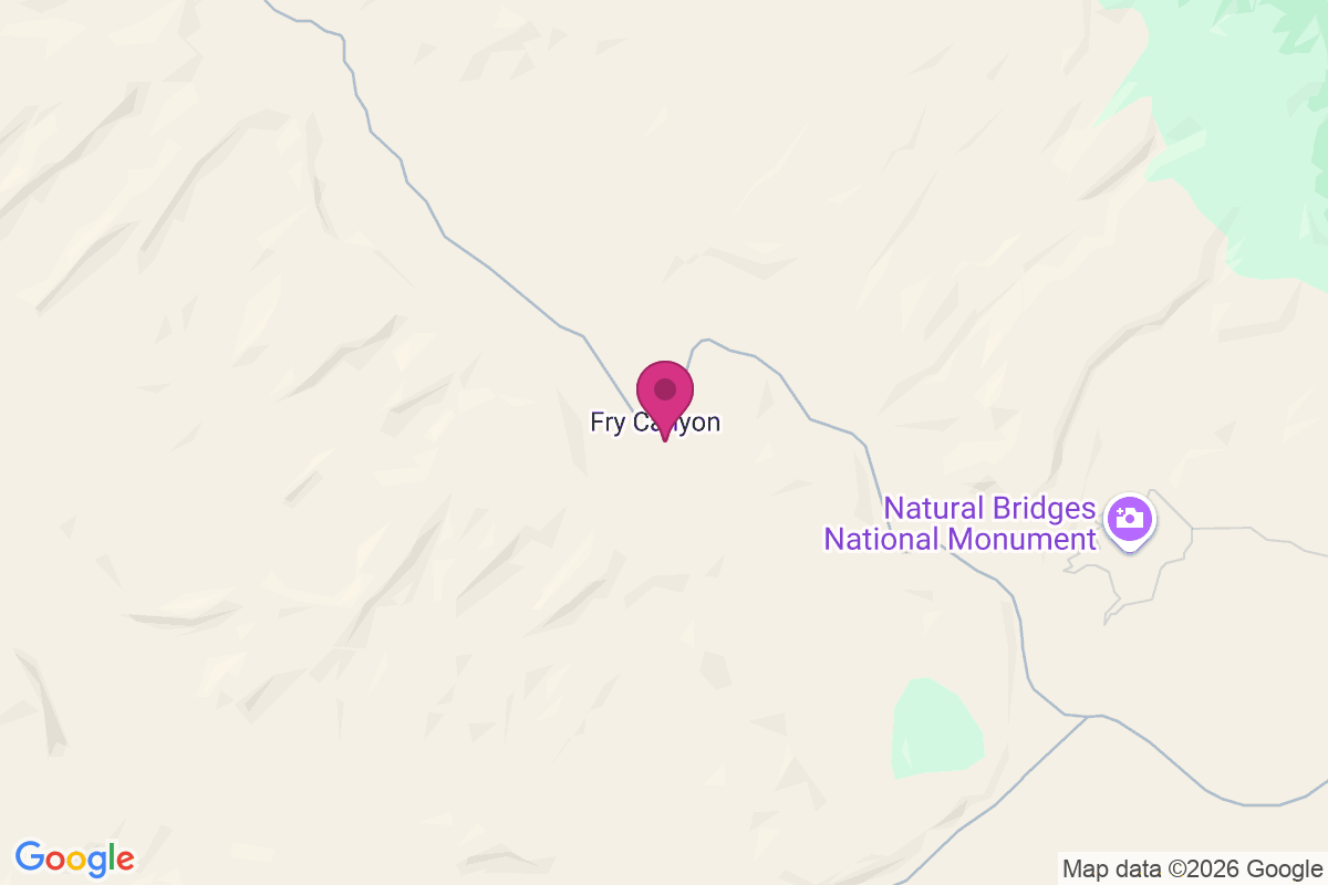 Carte de Fry Canyon