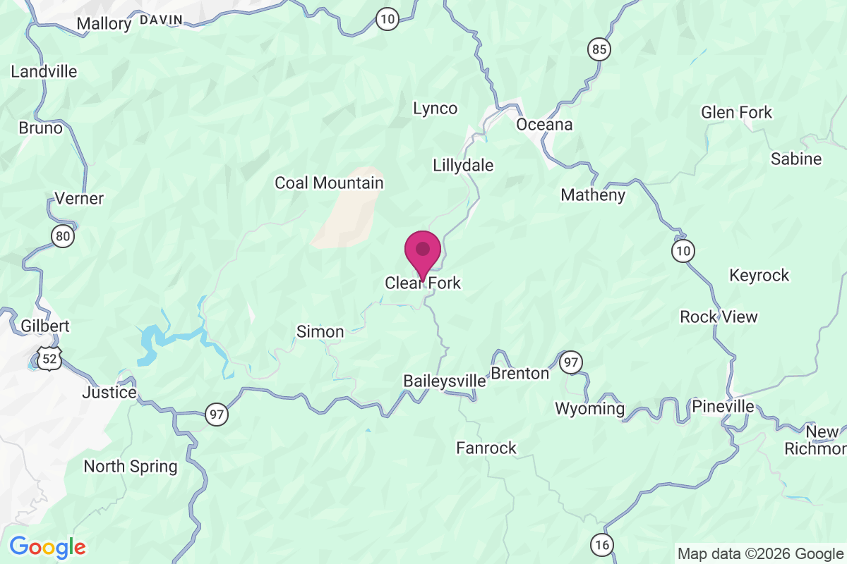 Carte de Clear Fork