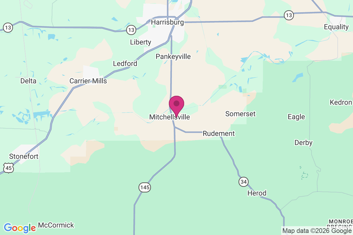 Carte de Mitchellsville