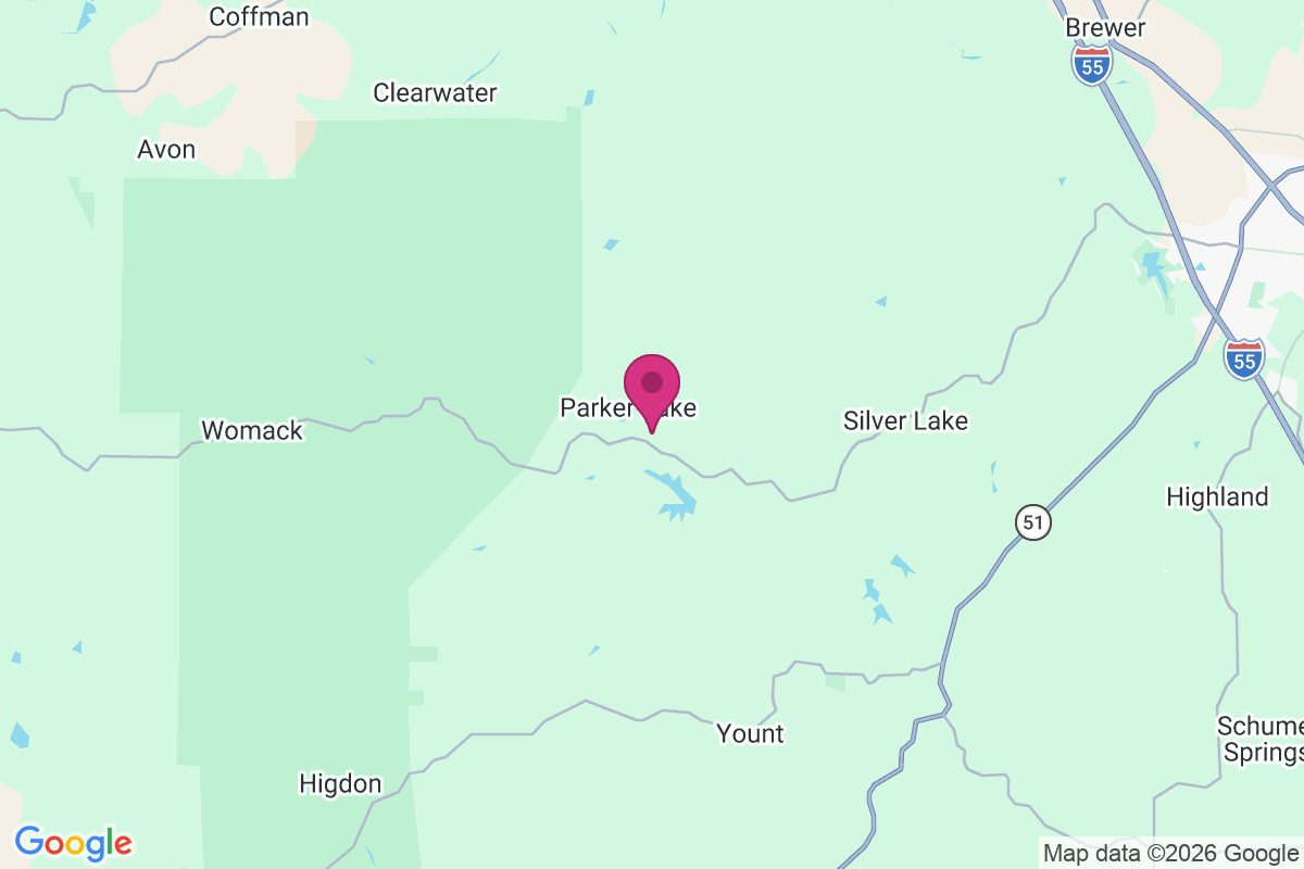 Carte de Parker Lake